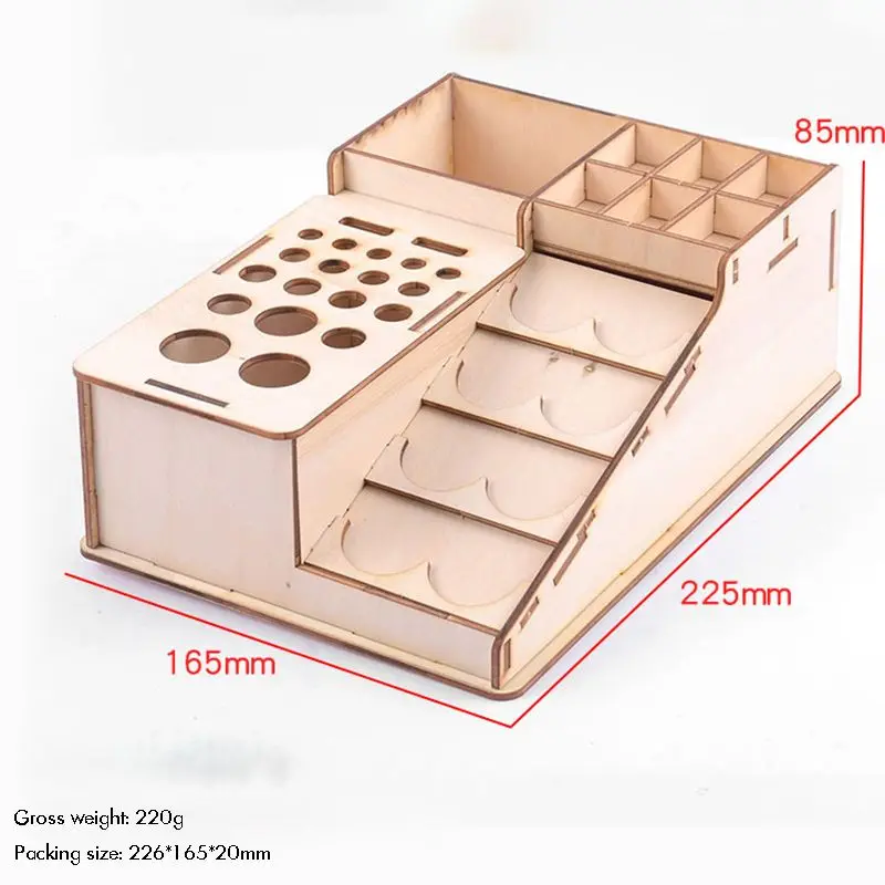 Leather Craft Tool Holder, Leather Tool Organizer Leather Holder Tool Wooden Craft Stand Holder Organizer Storage, 4 Styles