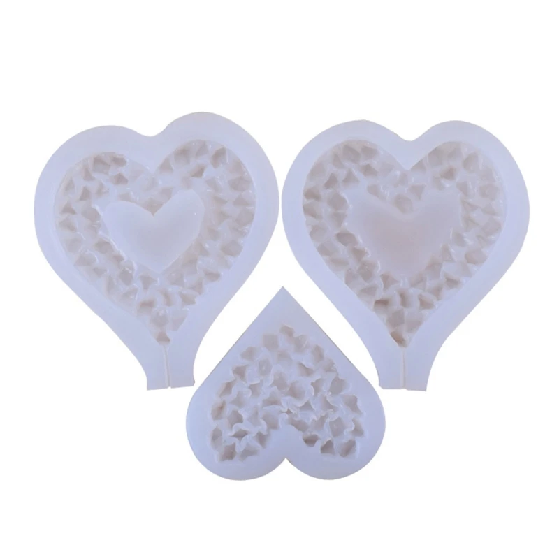 MXME Silicone Heart Mold Heart Silicone Mold Heart Shaped Silicone Mold Chocolate Mol