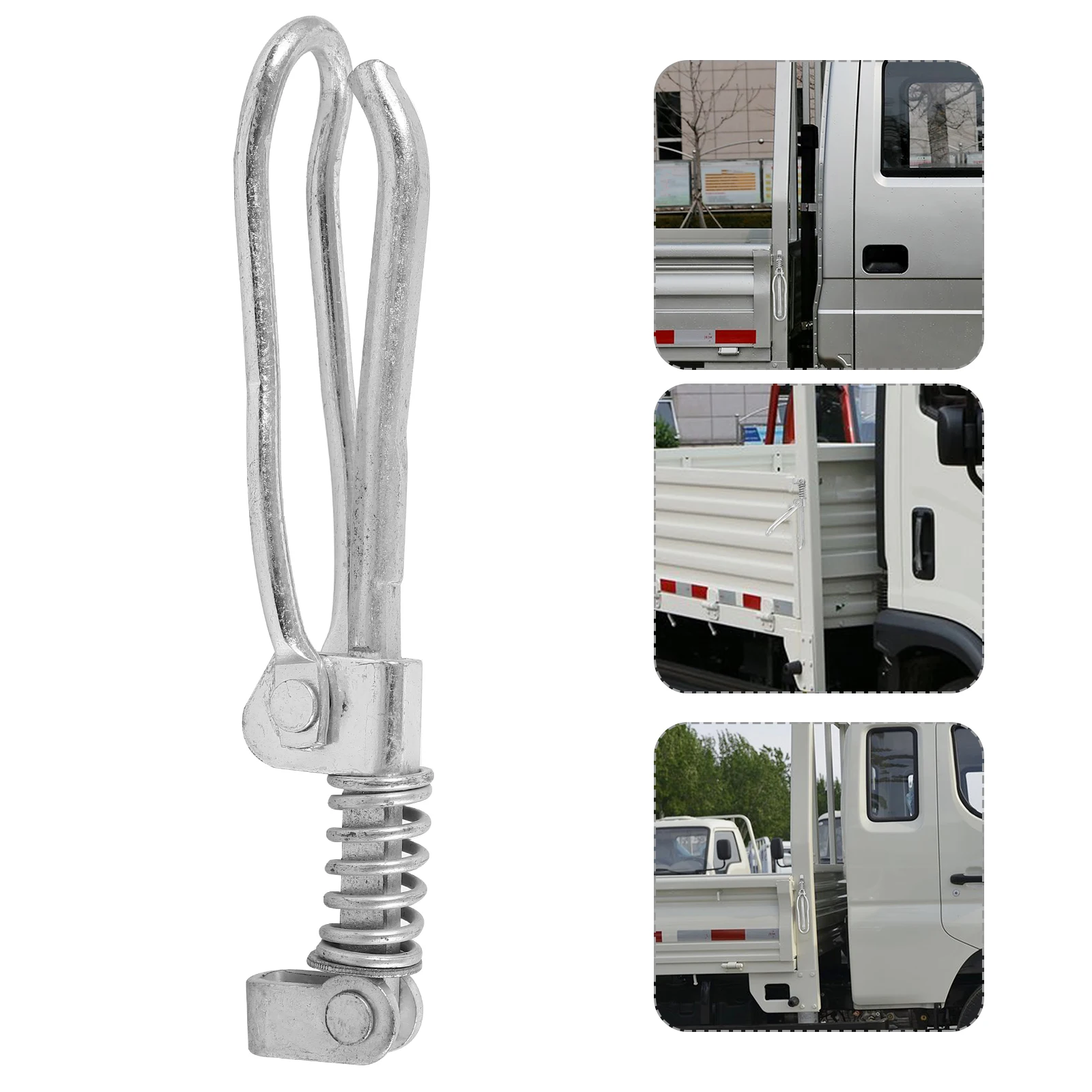 

Light Truck Hand Buckle Trailer Accessories Metal Heavy Duty Cargo Latch Hook Hasp For Side Panel Handle Golden Durable Easy