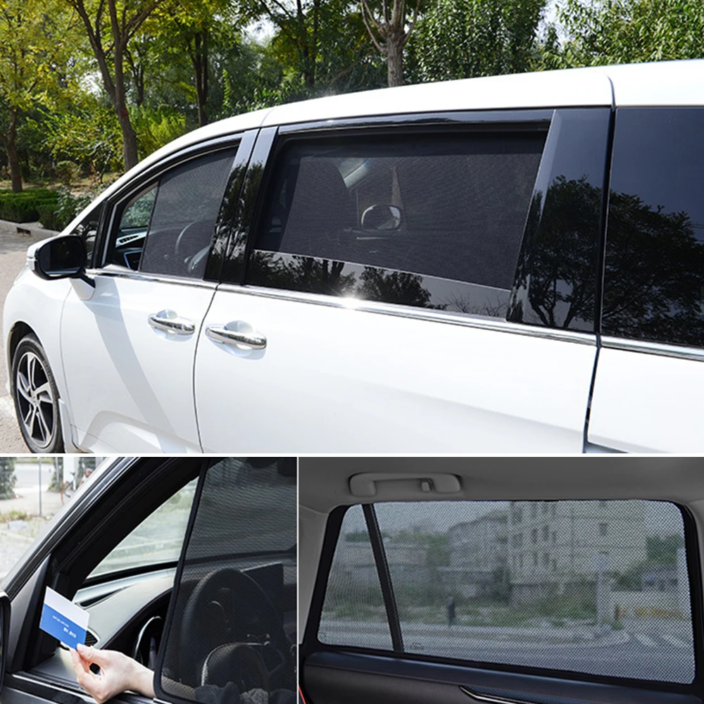 

For Cadillac XT6 2019-2022 Car Sunshade Shield Front Windshield Curtain Rear Side Baby Window Blockout Sun Shade Visor