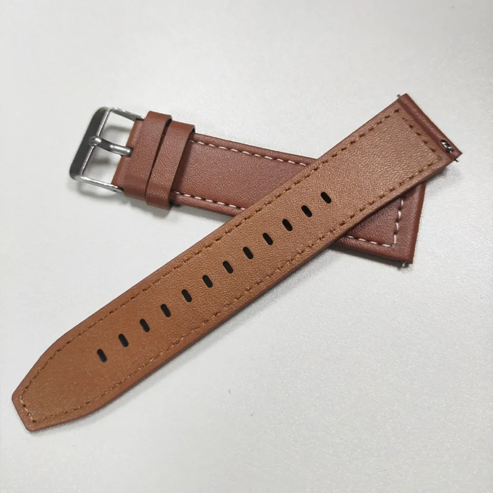 Leather 22 20mm Strap For HUAWEI WATCH GT 5 4 46mm WATCH 4 Pro GT