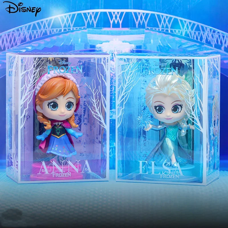 

Disney Charm Is Radiant Frozen Aisha Anna Mini-collection Desktop Ornament Toys set Room Decorate Kids Birthday Gifts