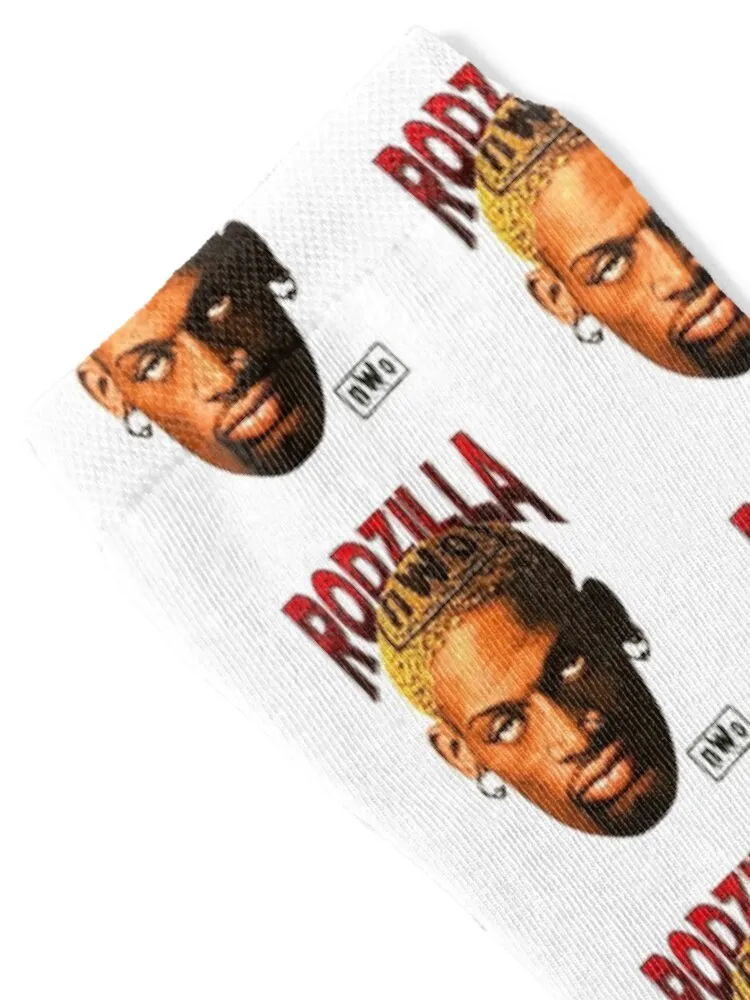 90s Rodzilla Socks with print short Crossfit floor Male Socks Women's