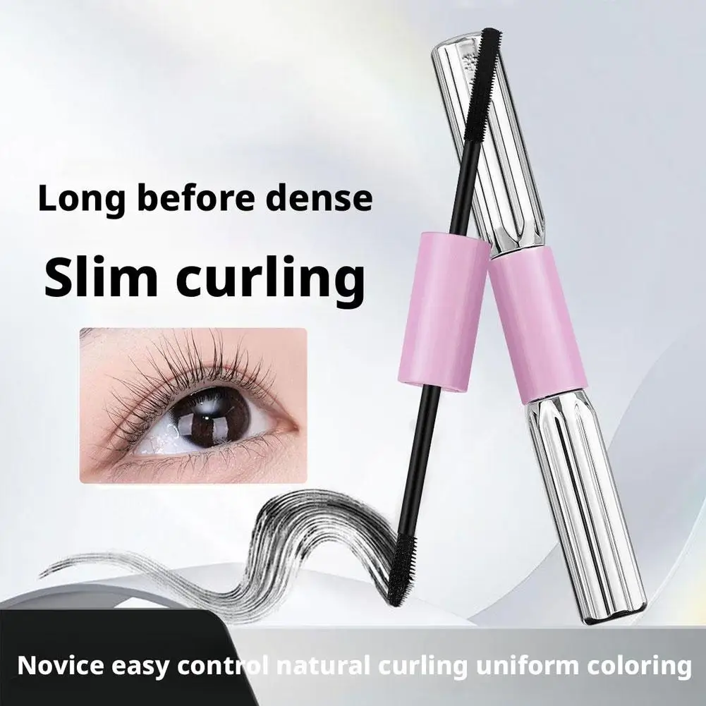 Double-ended Mascara Natural Curling Lengthening Lasting Waterproof Sweat-proof Quickly Dry Eyelash Primer Eyelash Extension
