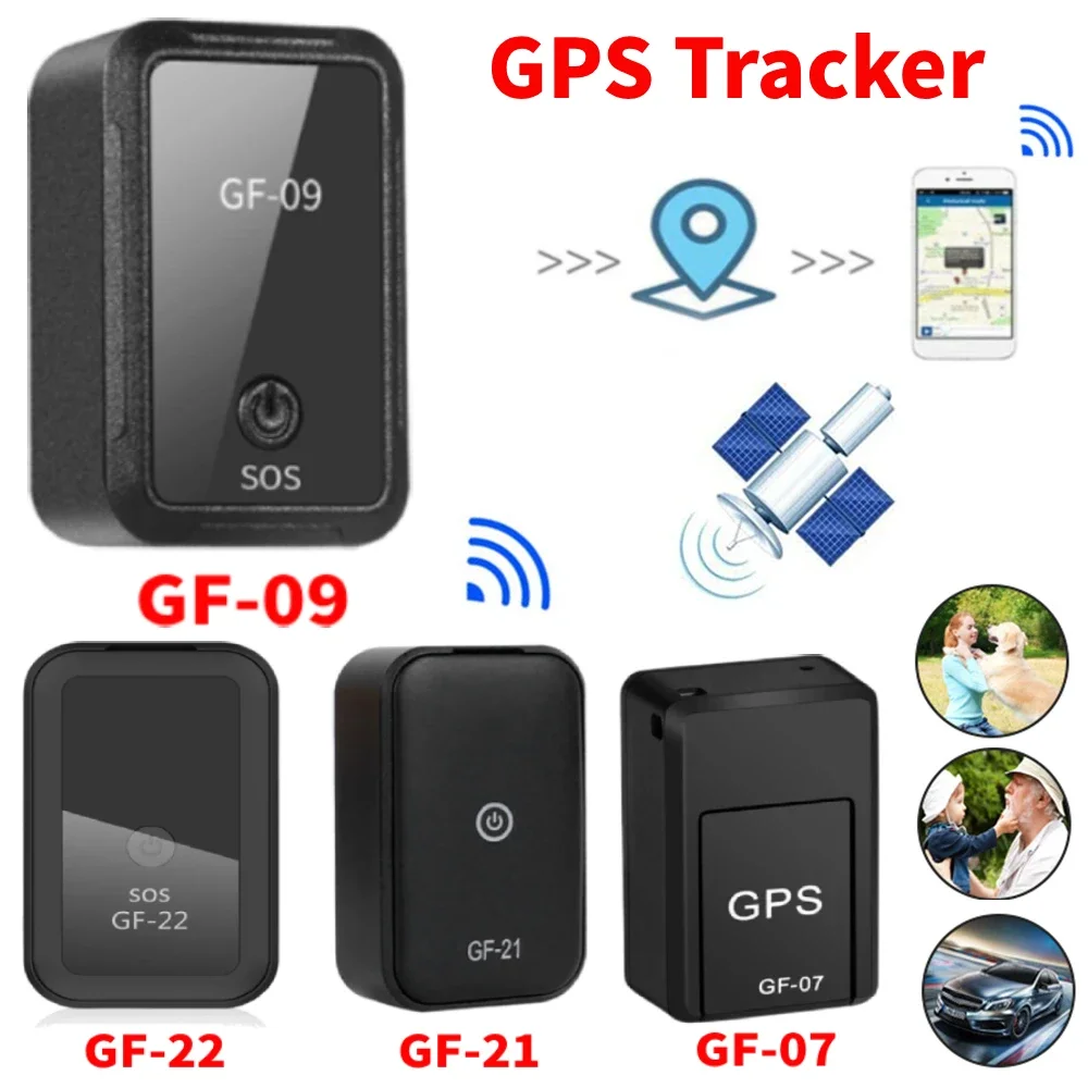 GF-07/GF-09/GF-21/GF-22 Children Anti-lost Locator Car Anti-theft Positioner Mini GPS Tracker WiFi LBS AGPS Real-time Tracking