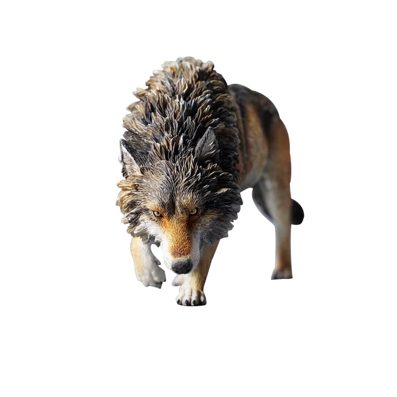 

Новинка: Миниатюрная модель североамериканского серого волка 1/6, имитация животного, сделай сам, ручная работа, игрушка из смолы, подарок, коллекционный предмет