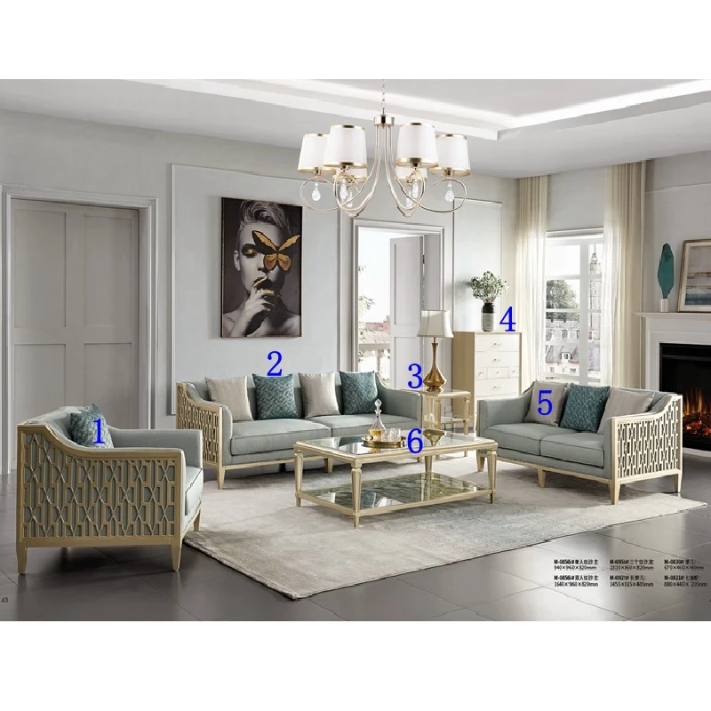 For Factory Supply  Luxury and Modern  Living Room Sofa Set  Italian Leather Furniture Extremely Cost Effective Price Sofas