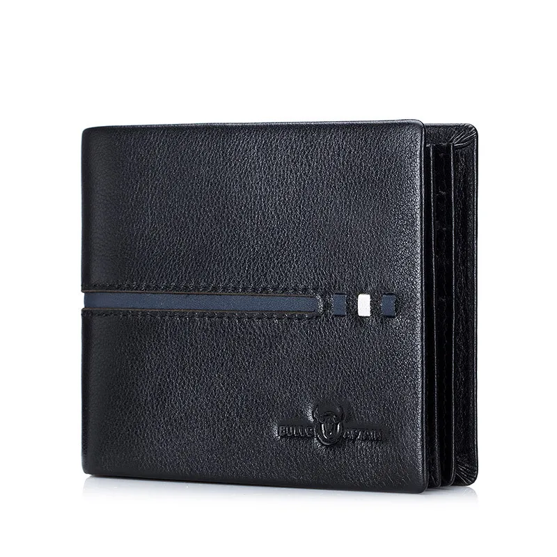 

Кошелек из натуральной кожи, мужской деловой кошелек, многофункциональный кошелек для хранения, сумка для карт, мужская короткая сумка на молнии, держатель для фотографий