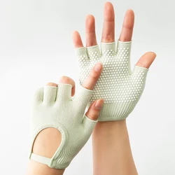 Guantes de yoga antideslizantes, guantes de entrenamiento, guantes de levantamiento de pesas para gimnasio, ciclismo, ejercicio, fitness y entrenamiento con excelente agarre