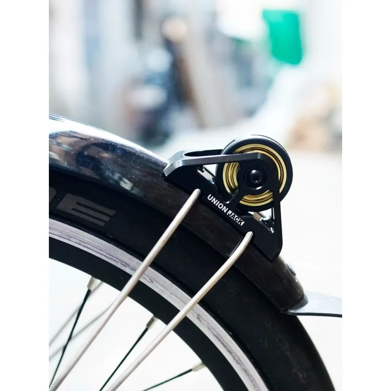 Folding bike push wheel mudguard easy rolling wheel modification accessory portable travel