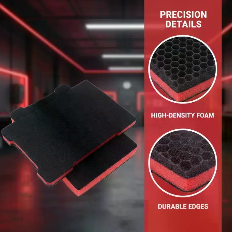 

Robust Double Thickness Foam Liners for 48-22-8435 Toolbox; EPE Foam Pads; Shock Absorption Components