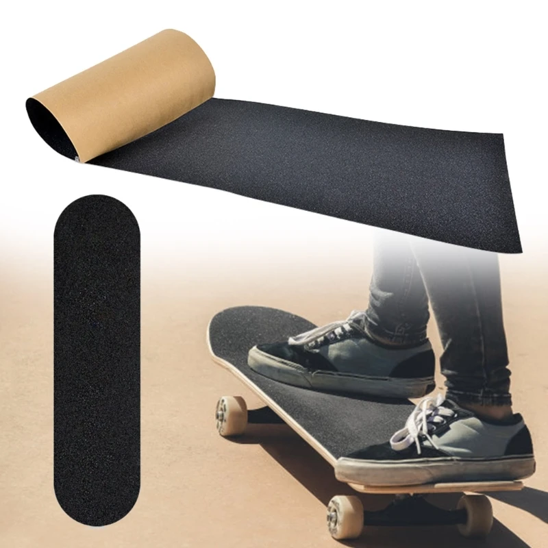 Nonslip Longboards Skateboard Grip Tape Sheet Scooter Grip Tape High Strength Sandpaper for Skateboards Scooters