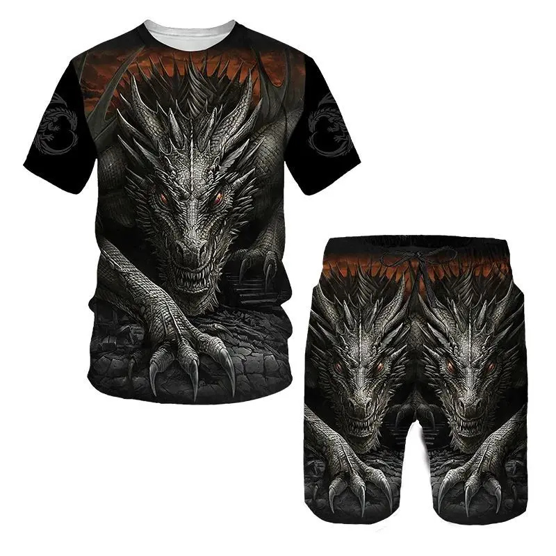 3D Printed T-shirt and Shorts The  Pattern Summer Men's Casual Sports Suit Tracksuit Men Woman Plus Size S-7XL