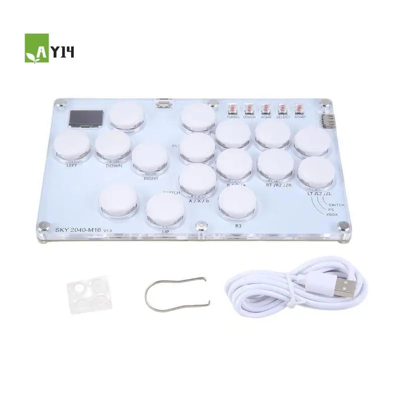 

AY14 -16Key Joystick Keyboard Arcade Stick Controller For PS4/PS3/Switch/Steam Arcade Controller Fight Sticks