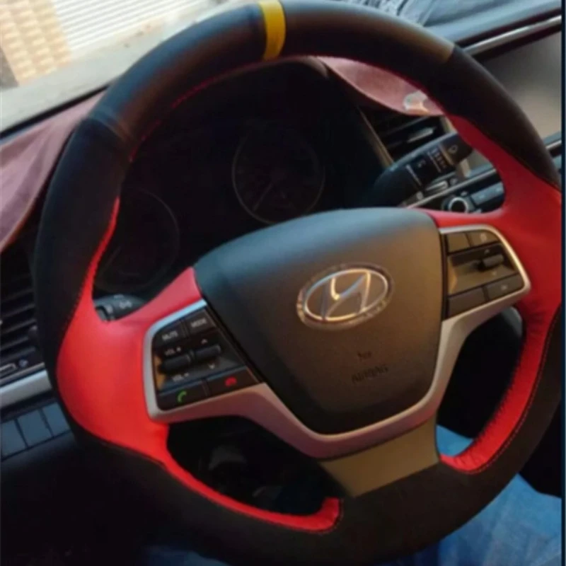 for-hyundai-elantra-4-2016-2017-solaris-2017-accent-2018-hand-stitched-carbon-fiber-genuine-leather-car-steering-wheel-cover