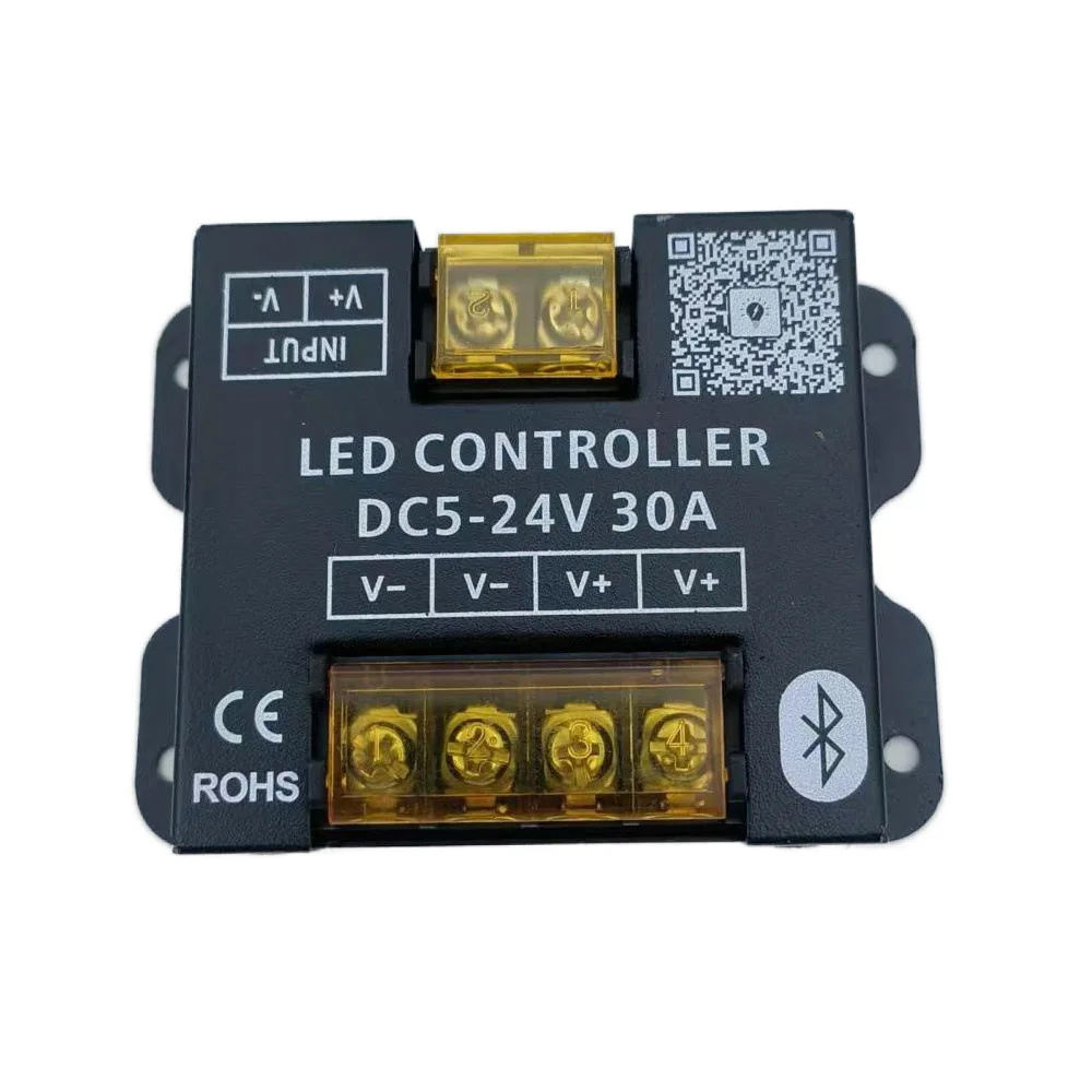 DC12-24V 30A 360W Mobile phone app Bluetooth connection LED Strip Controller dimmer With RF Touch Remote Use For  LED Light