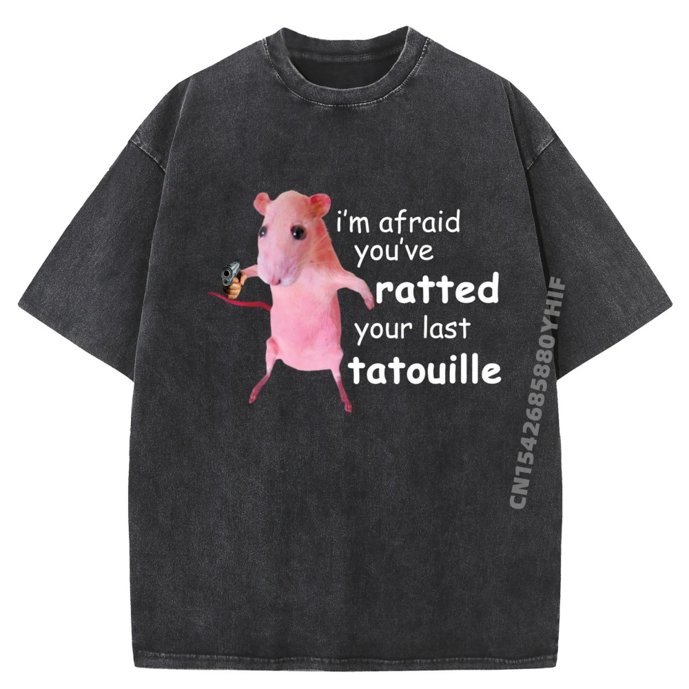 

Funny Pink Mouse I M Afraid You Ve Ratted Your Last Tatouille Mens Graphic Tshirts Mens Printed T Shirt Classic Washed Shirt