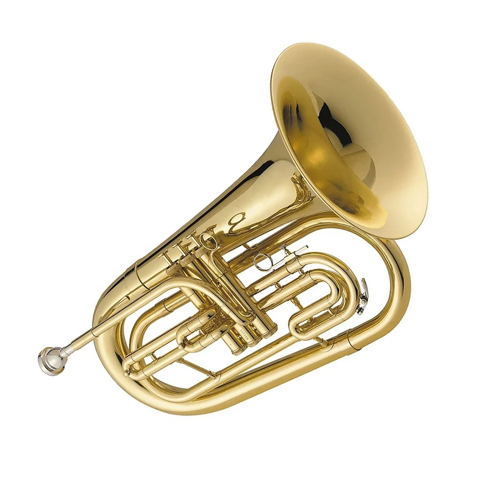 

Seasound OEM Cheap High Quality Bb Gold Marching Instrument Trombone JYMBT7351