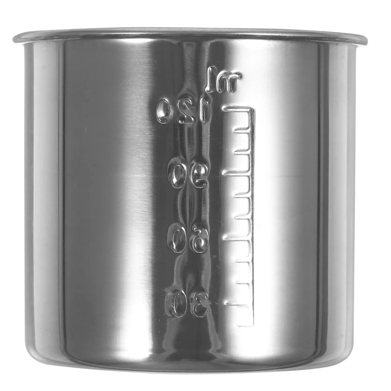 

120Ml Metal Measuring Cup Stainless Steel Rice Measuring Container with Scale for Home Kitchen Baking Liquid Powder Measurement