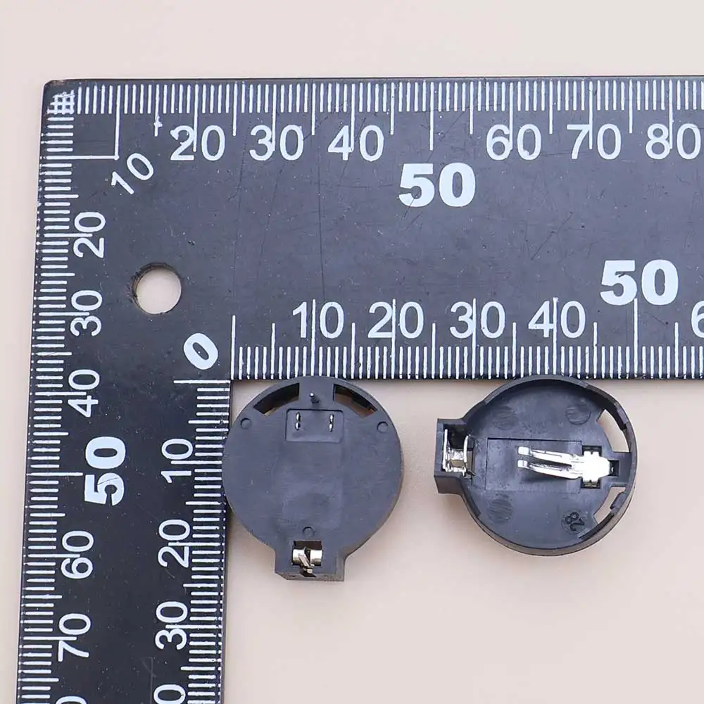 YanXi 10-100PCS CR2032 Battery Button Cell Holder Socket Case CR2025 Coin Cell 3V Battery Holder Batteries Case