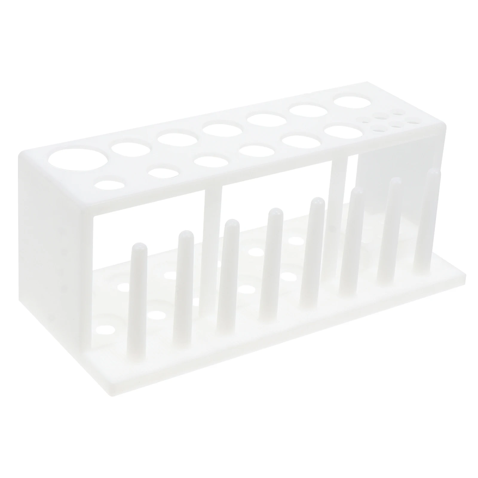 

Plastic Test Tube Rack Tubes Sampling Holder for Chemistry Polypropylene Rock and Roll