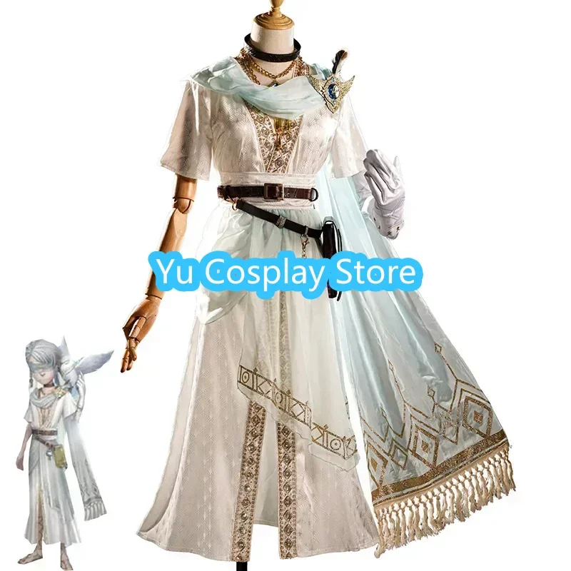 Game Identity V Seer Eli Clark Cosplay Costume Truth Prophet White Suit Fancy Party Outfits Halloween Uniforms Custom Made