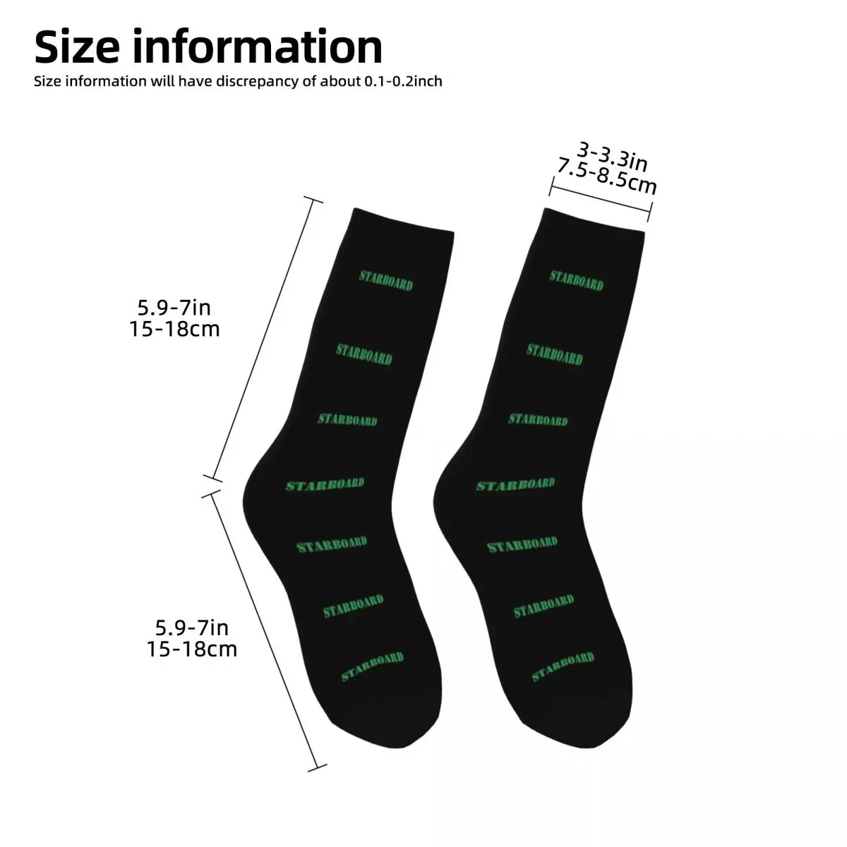 Port and Starboard Socks Running Sports Stockings compression Designer Man Socks Women's