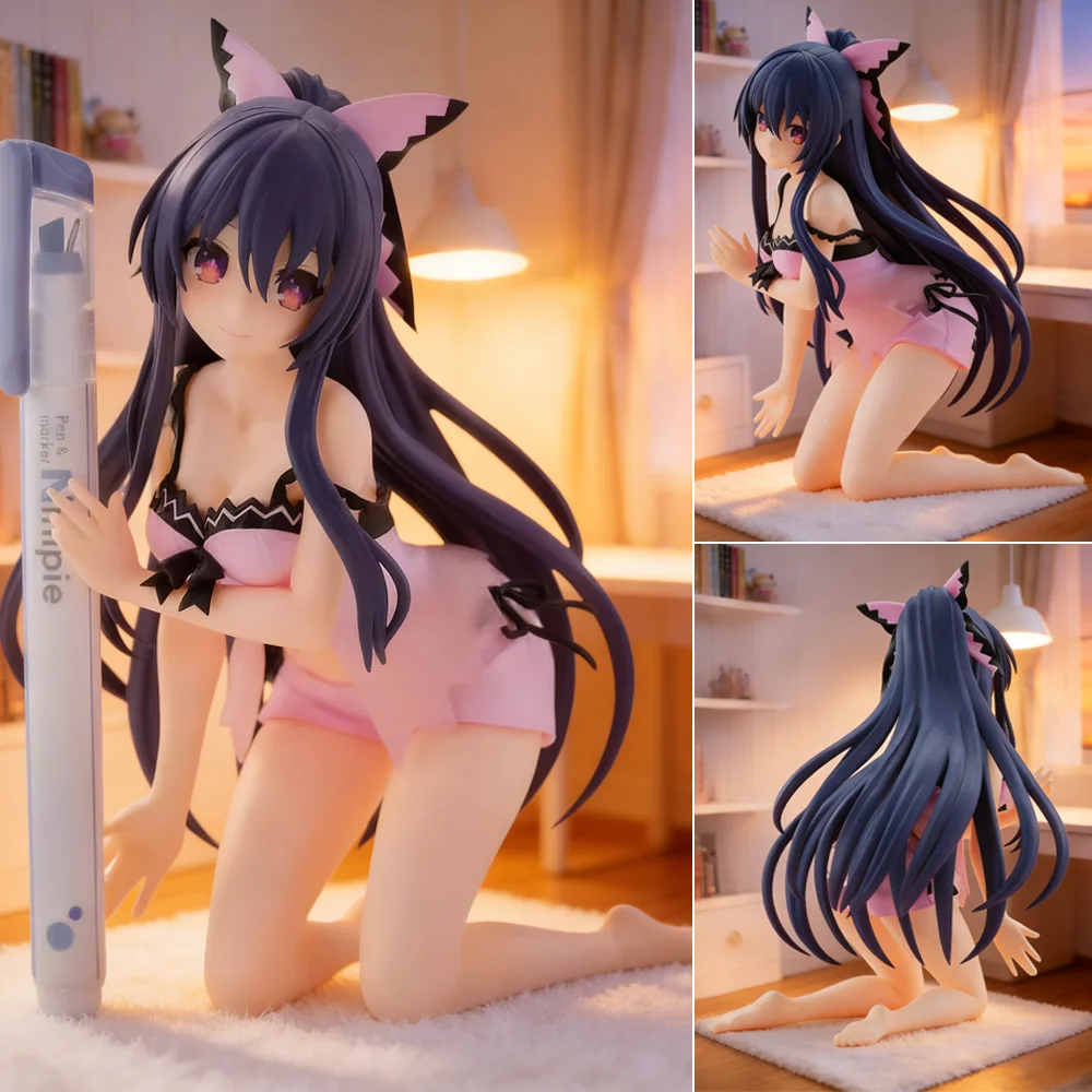 

1pc Pink-Purple Long Hair Cat Ear Girl Figure | Ambient Decor & Collectible Ornament | Must-Have for Birthday & Holiday Gifts.