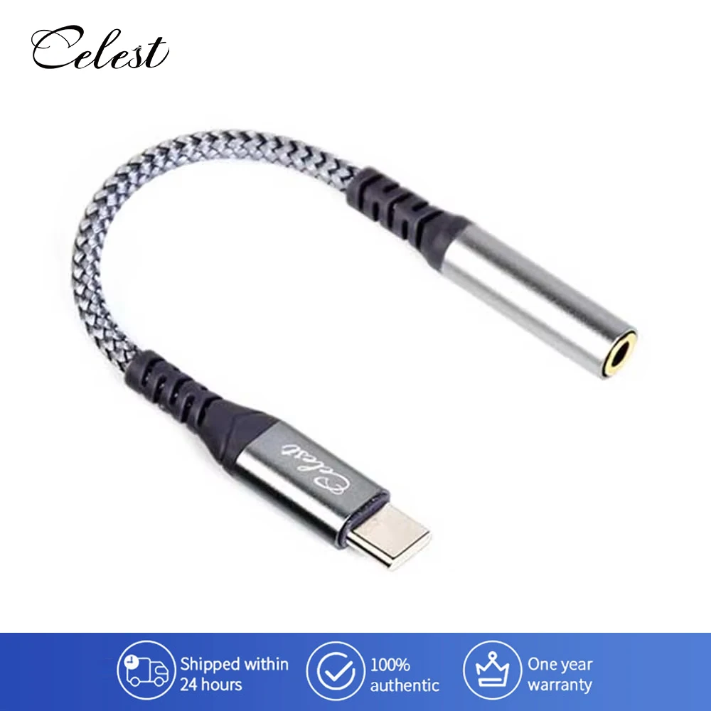

Celest Ruyi Earphone Adapter Cable 3.5mm To Type-C Lightning For Microphone Music IEMs Gaming Esports Livestreaming Headset