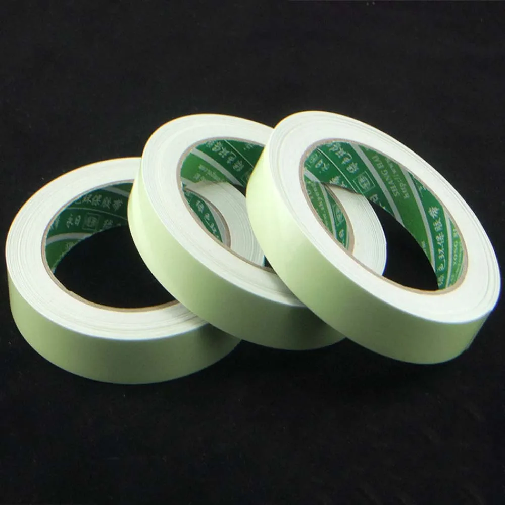 Luminescent Glow Warning Tape Glow Dark Fishing Rod Bandage DIY Tape Fishing Rod Sticker Luminous Sticker Self-adhesive Tape