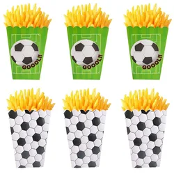Soccer Popcorn Boxes Soccer Football Theme Party Decortion Birthday Party Favor Popcorn Treat Boxes Carnival Party Supplies