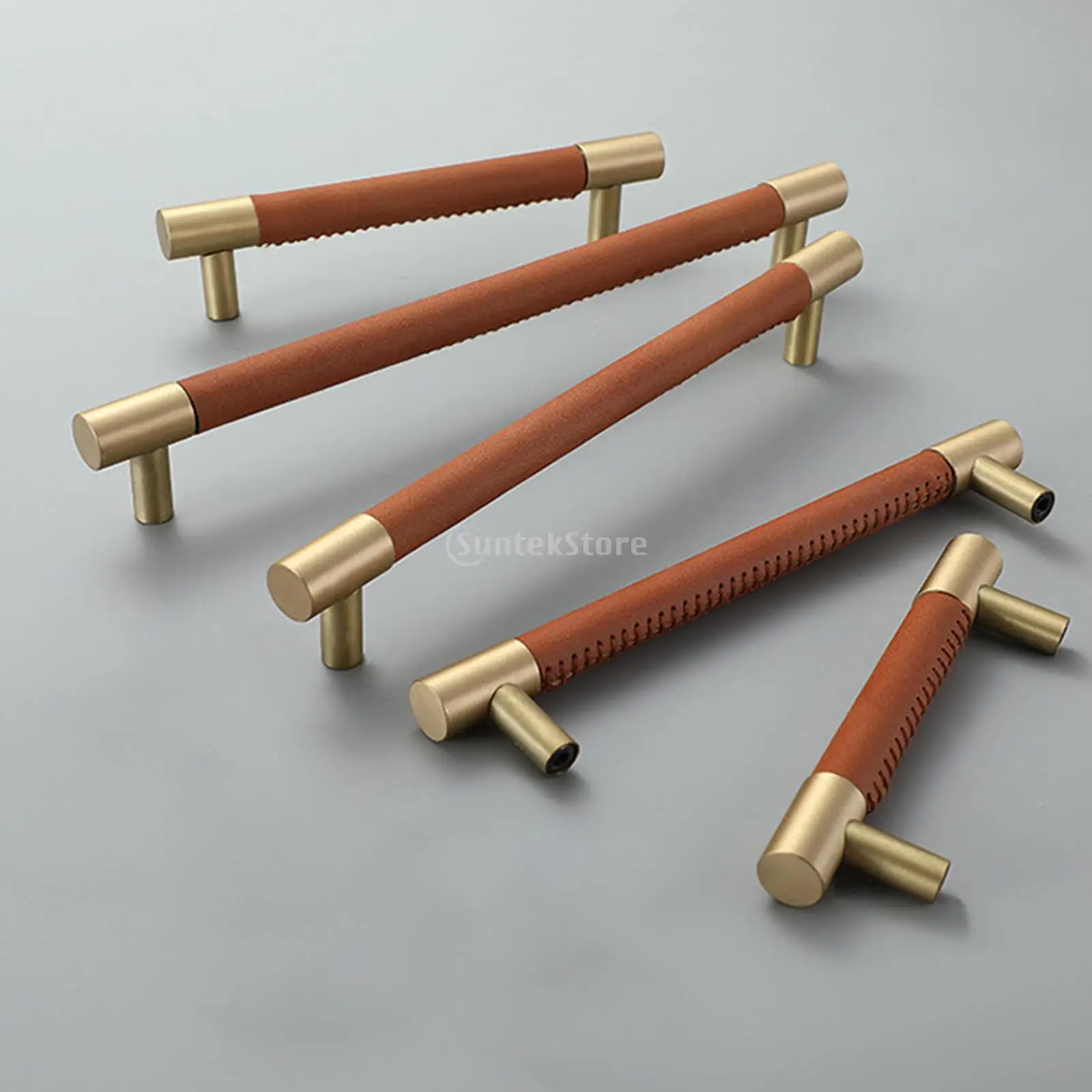 주방 캐비닛 손잡이 황동 하드웨어 모던 찬장 T자형 도어 핸들