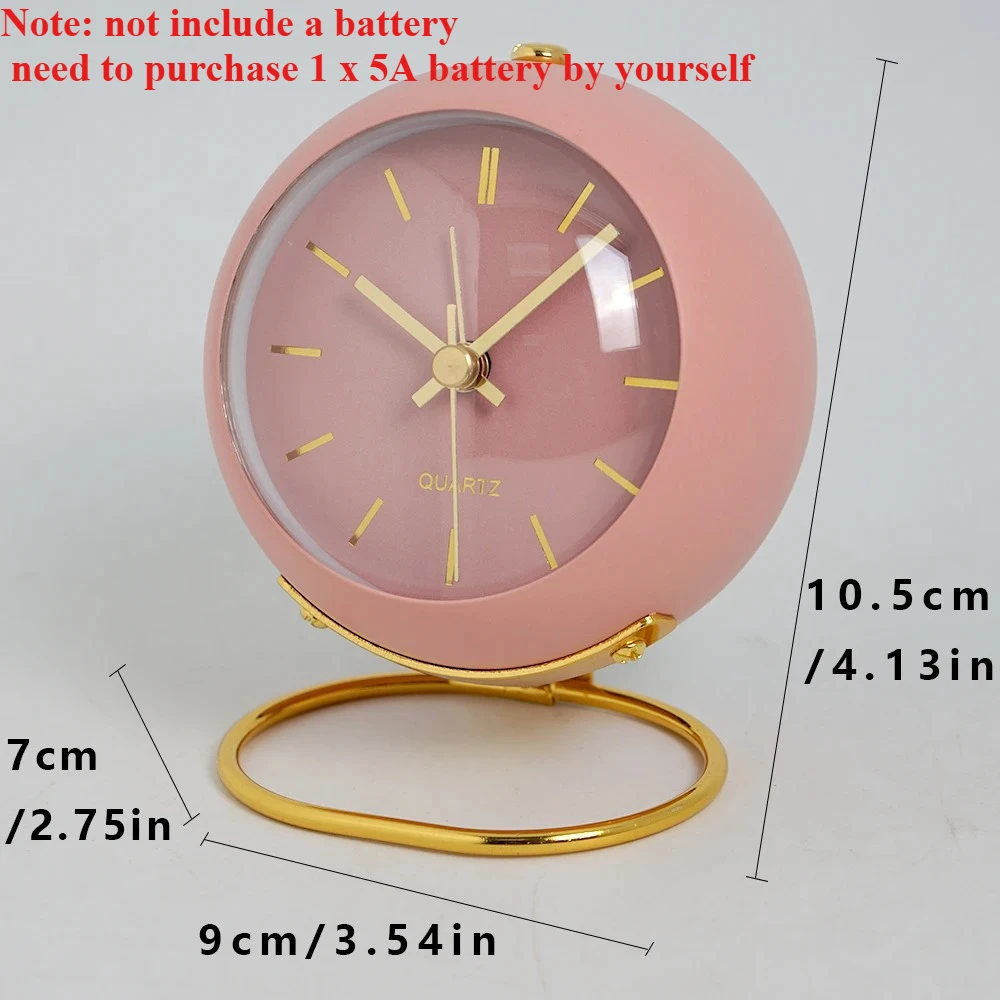 Nordic Creative Electronic Desk Clock, Minimalist Children's Alarm Clock, New Desktop Bedside Student Silent Luminous Pointer