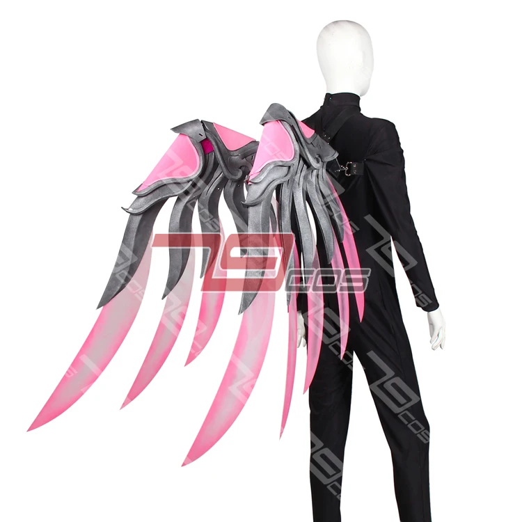 Ana Amari Pink Angel Skin Wings Game Overwatch Cosplay Props Halloween Christmas Party Props for Comic Show