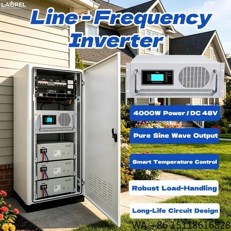 4KW 48V DC to AC Pure Sine Wave Solar Frequency Inverter with Full Function SPWM for Home Solar Power System
