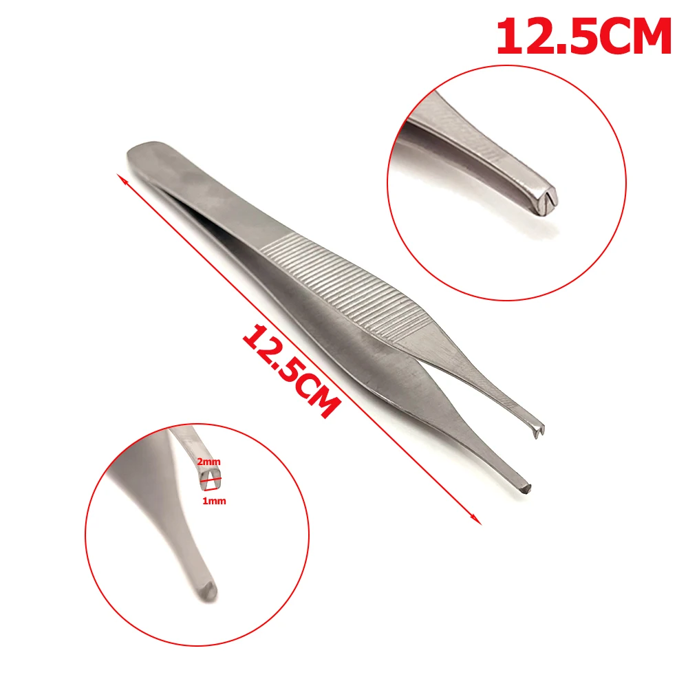Premium Dental Thumb Forceps for Cartilage Grafting - Anti-Slip Handle Rhinoplasty Instruments Surgical Grade Stainless Steel - Image 4