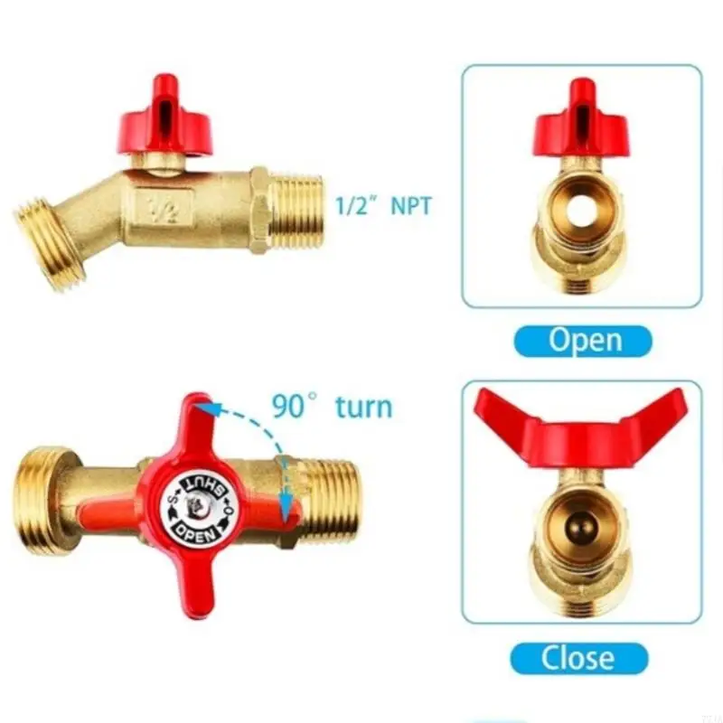 77JA Bộ điều hợp vòi bằng đồng bằng đồng hồ sơ sinh