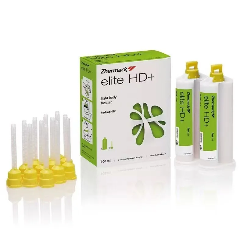 Zhermack Dental Impression Material Artificial Gum Duplicaton Silicone Bite Registration Light Body Heavy Body HD Putty Soft