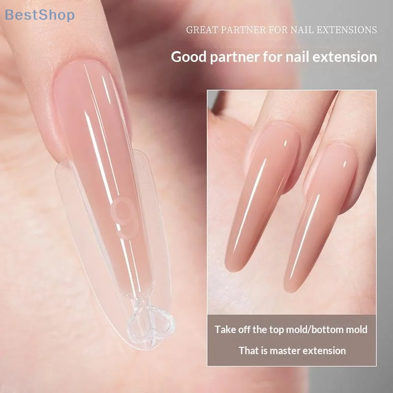 240 قطعة ساندويتش أشكال أظافر مزدوجة 15 حجم ملحقات-شكال مزدوجة قالب سفلي طويل نعش اللوز مسمار الفن أشكال مانيكير أداة #3