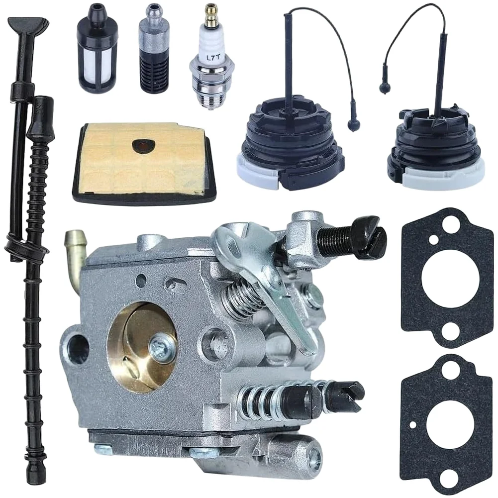 Carburetor Kit for MS200 MS200T 020T Chainsaw Includes Air Filter Fuel Cap Hose 11291 200653 Maintenance Parts view 3