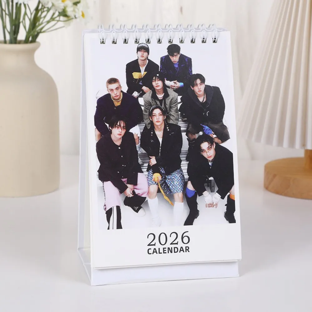 Stray Kids KPOP SKZOO Nouvel An 2026 Calendrier Affichage Pop Music Group Fan Collection Festival Cadeaux