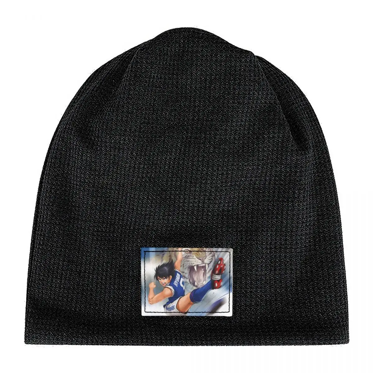 Japan Football Manga Captain Tsubasa Skullies Beanies Hats Warm Autumn Winter Outdoor Cap Fleece-Lined Bonnet Caps