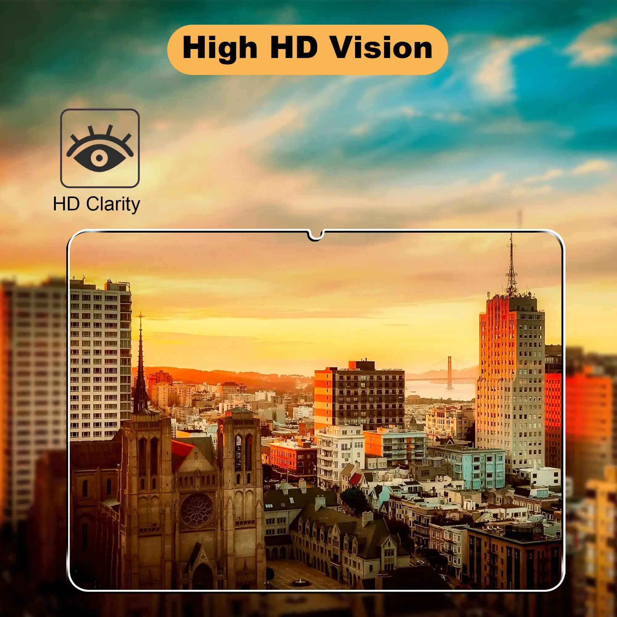 Screen Protector for OnePlus Pad / OPPO Pad 2 (11.61") Anti-Scratch 9H Hardness Tempered Glass for OPPO Pad 2/OnePlus Pad 2023