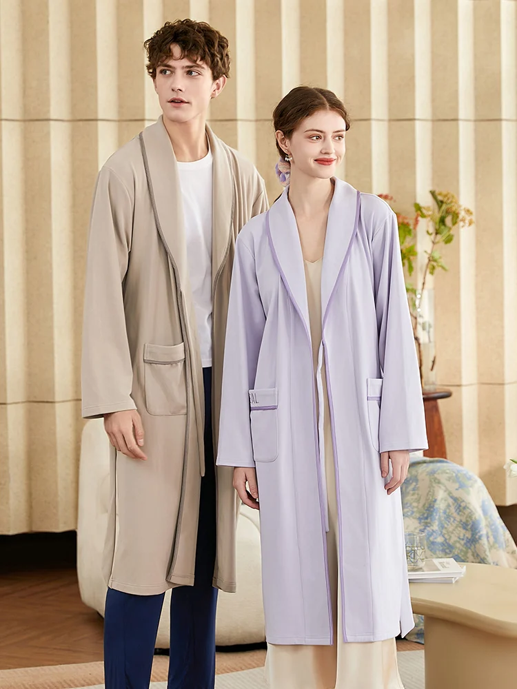 peignoir-de-nuit-pour-femme-fenteng-couleur-unie-printemps-automne-avec-ceinture-vetements-d'interieur-pour-couple-grande-taille-robe-de-matin