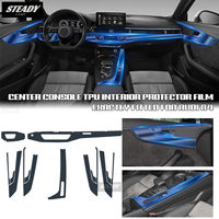 For Audi A4 A5 B9 FY 2016-2019 2020 Car Interior Center Console Transparent TPU Protective Film Anti-scratch Repair Accessories