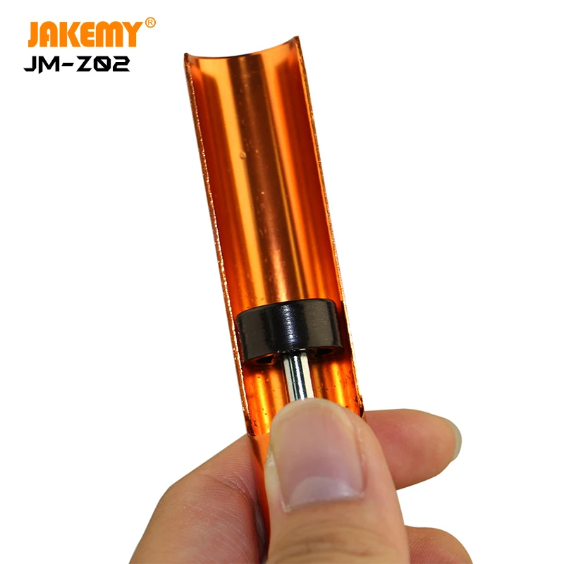 JAKEMY JM-Z02 Digital Professional Aluminum Alloy Solder Sucker Tin Sucker Anti-Slip Handle for Efficient Desoldering