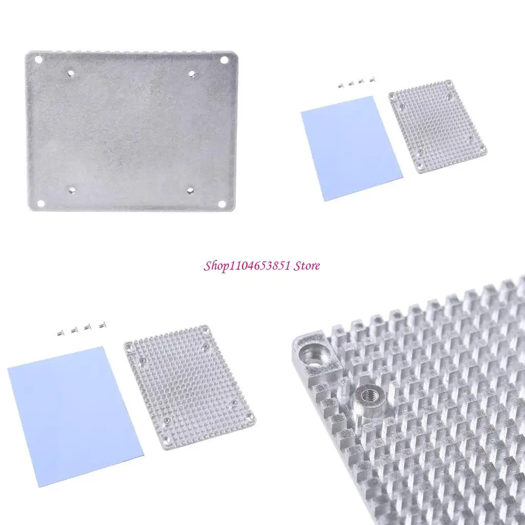 2.5” Solid State Hard Drive Heatsink Ultra Thin Pure Aluminum Radiator Cooler for SATA3 HDD SSD Cooler S 88x68x4mm