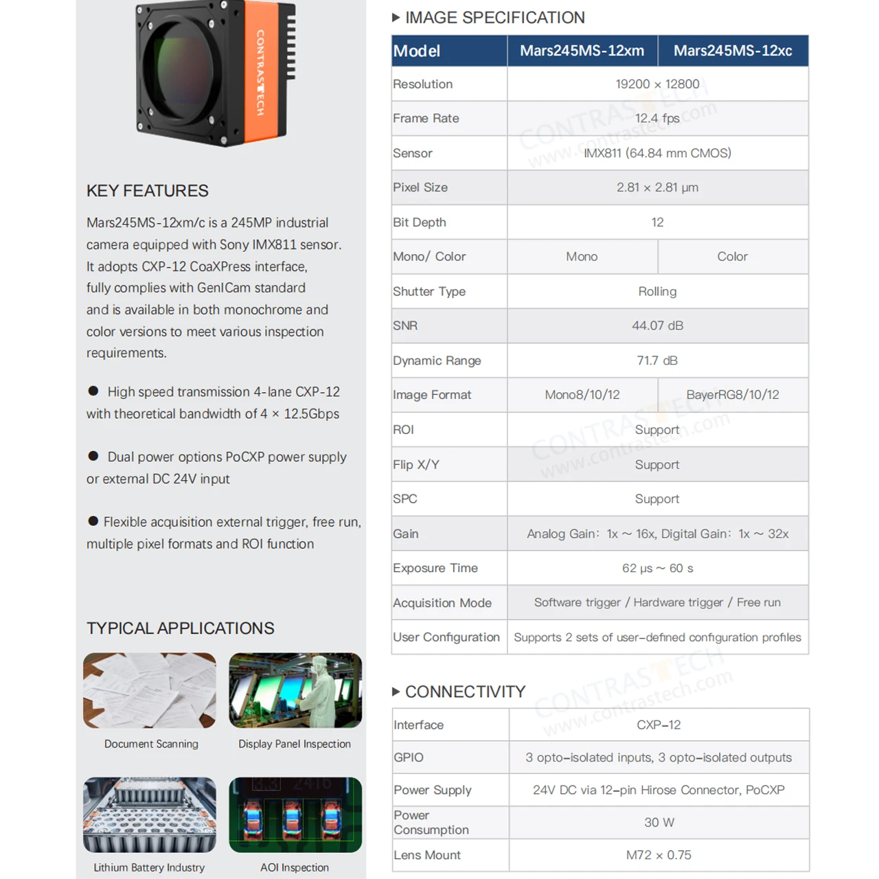 Global Shutter Industrial Camera 1000fps USB3.0 High FPS Vision Inspection GigE High Speed Camera For Ball Trajectory Analysis