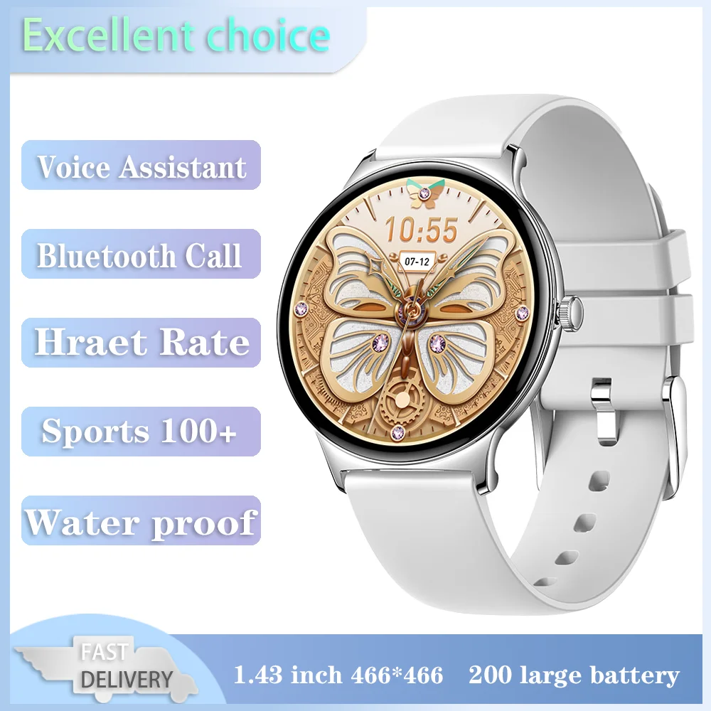 

Xiaomi Mijia Smart Watches Women Bluetooth Call Voice Assistant Watch Health Monitoring Waterproof Sport Fitness Smartwatch 2025
