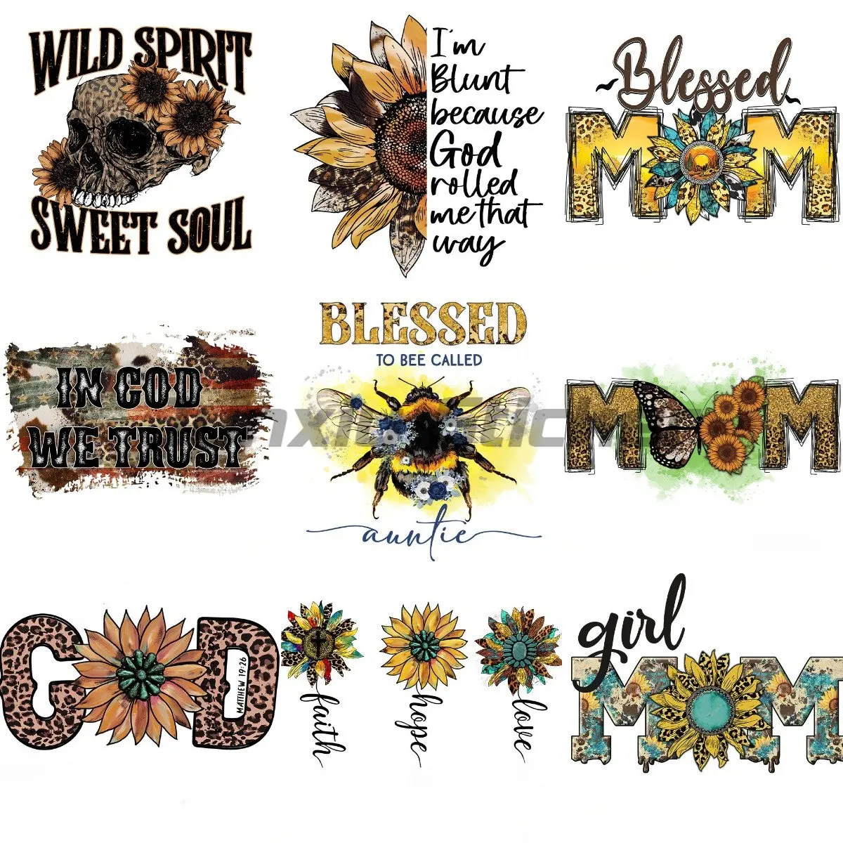 

Colorful Sunflower helmet laptop Wall Rooms Truck Motorcycle Car Stickers Add Fun and Personality to Your Vehicle customizable